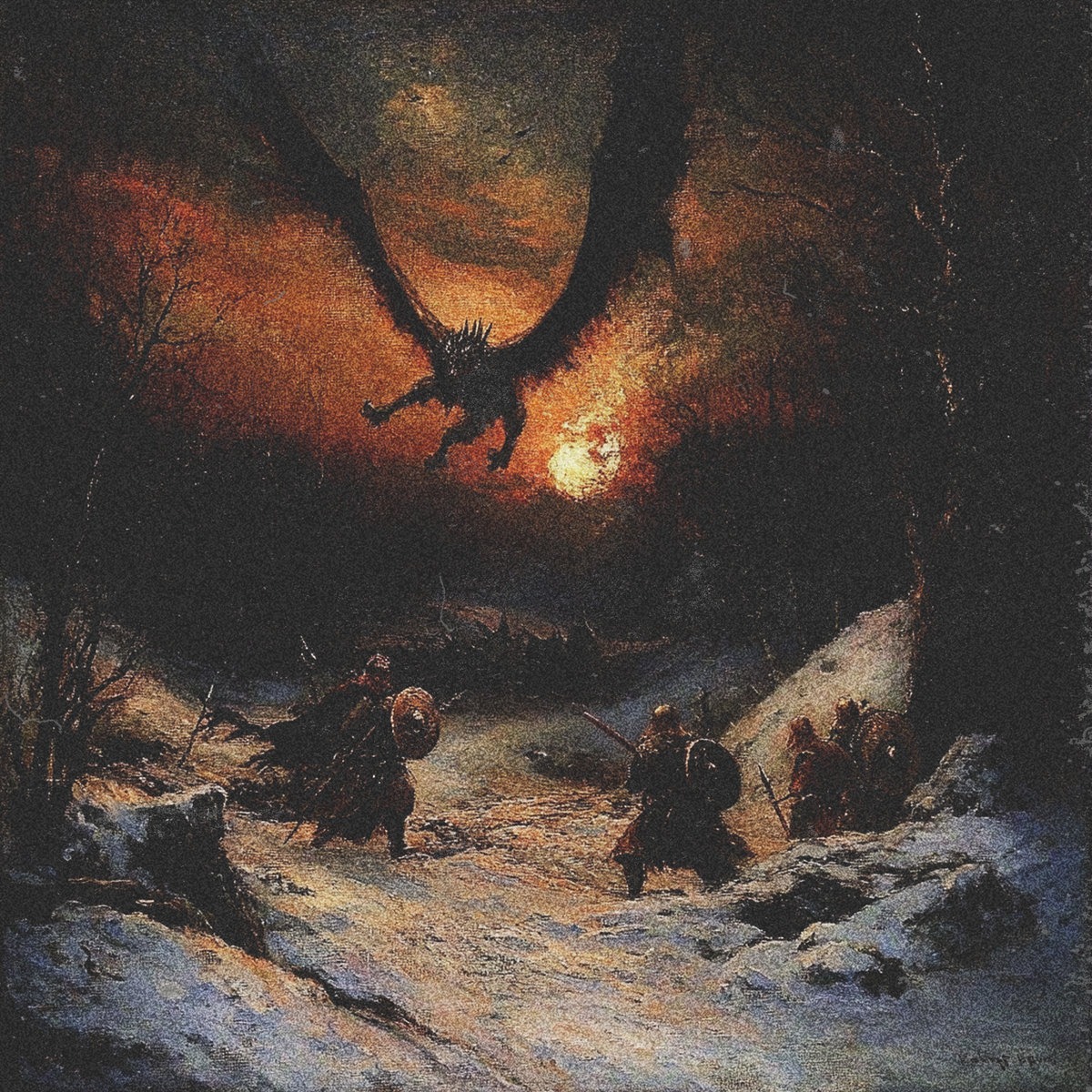 Mörkvind and Tårfödd have unleashed their collaboration, “Shadow over the Fallen Lands”