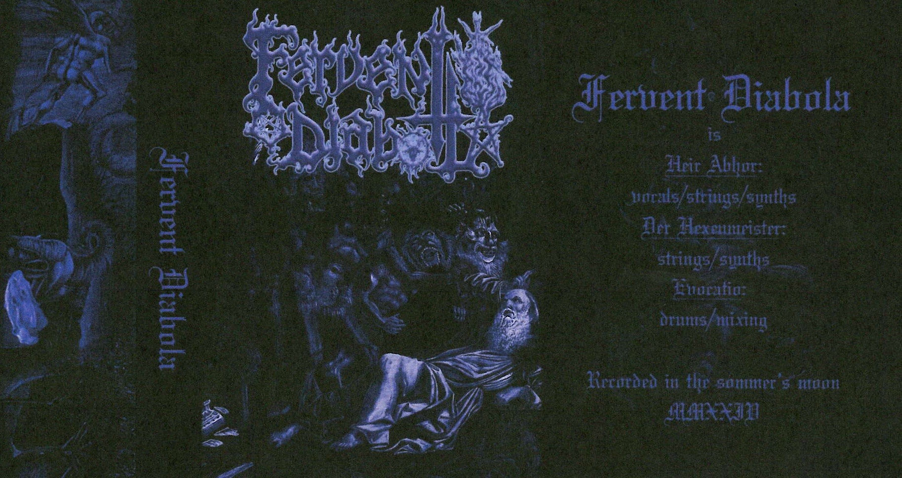 FERVENT DIABOLA have unleashed their blasphemous debut s/t demo release