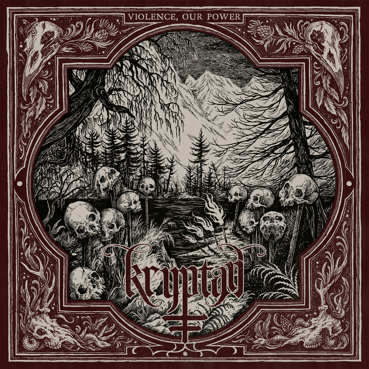 KRYPTAN present their debut full-length ritual, “Violence, Our Power”