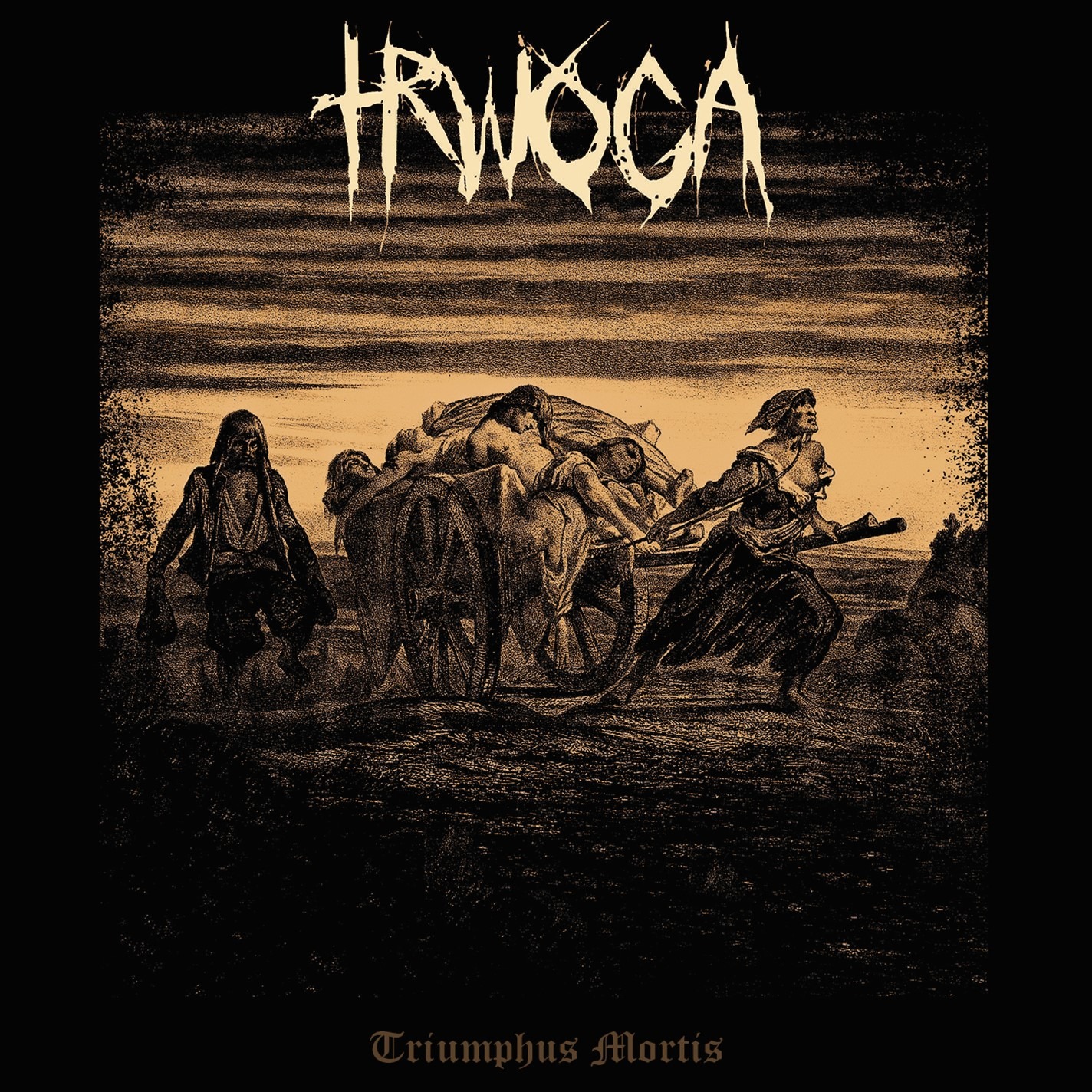Polish black metal horde Trwoga unleash their new blasphemous ritual, “Triumphus Mortis”