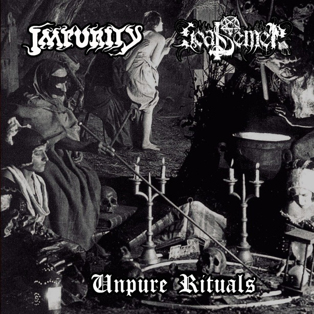 Impurity and Goat Semen unveil their new split ritual, “Unpure Rites”