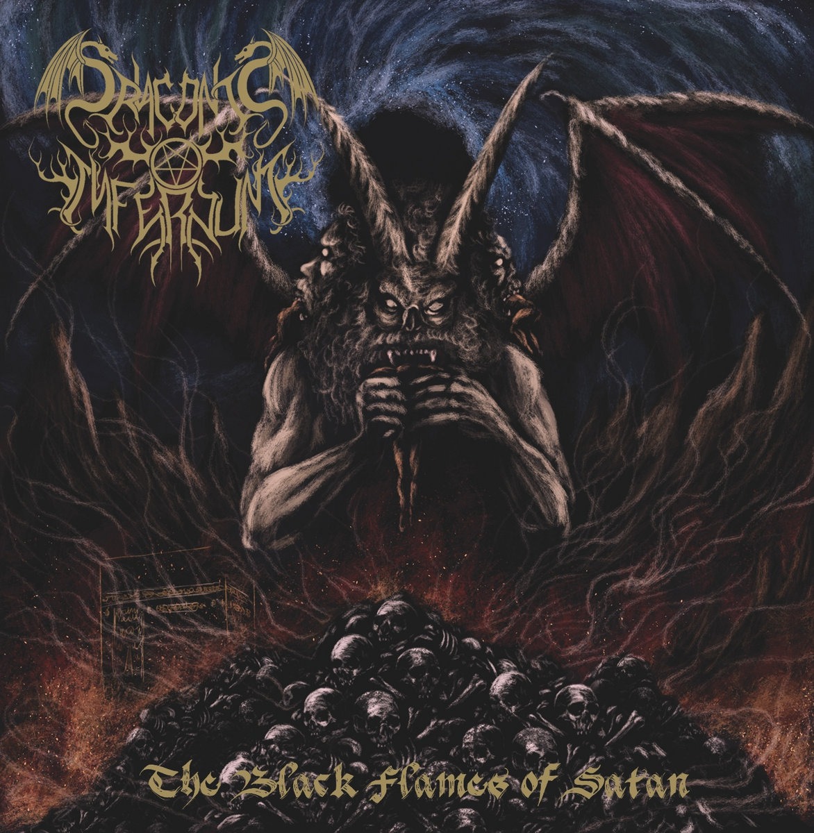 DRACONIS INFERNUM unleash their ferocious offering, “The Black Flames Of Satan”