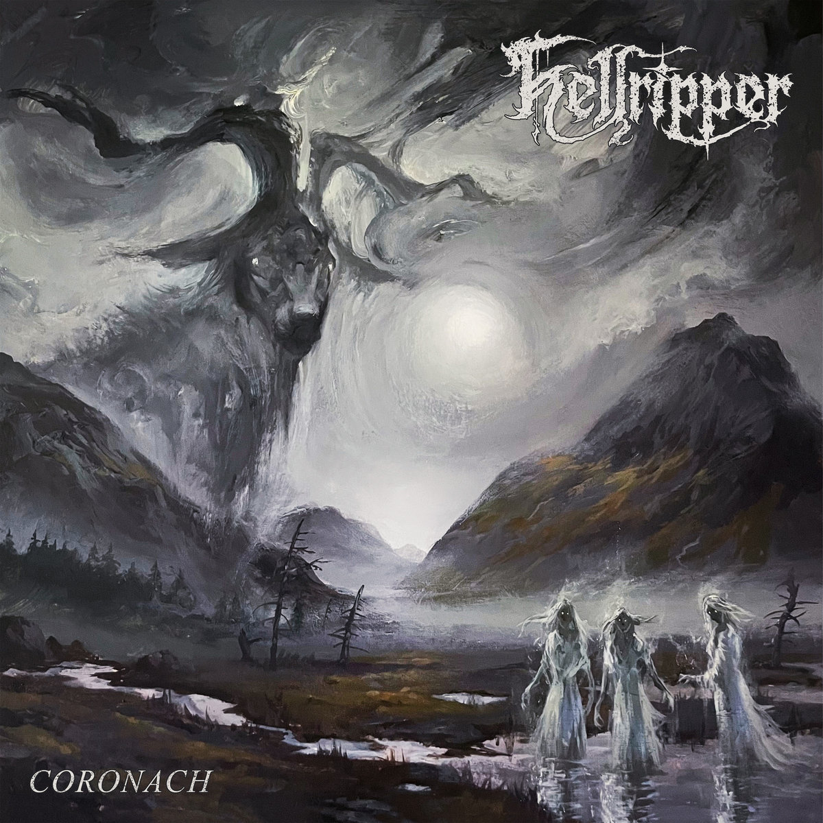 Enigmatic entity Hellripper presents its latest offering, “Coronach”
